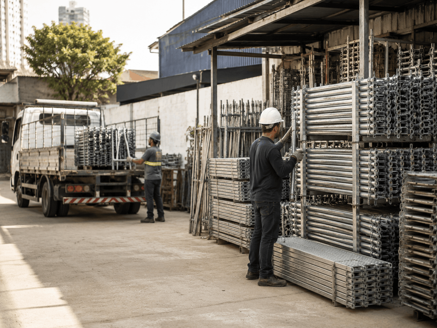 Estrutura e equipamentos da Compacta Locadora em São Paulo
